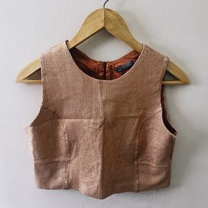 Copper Zara Crop Top
